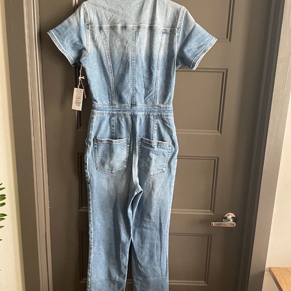 Good American Fit For Success Jumpsuit - Medium BLUE - Picture 4 of 9